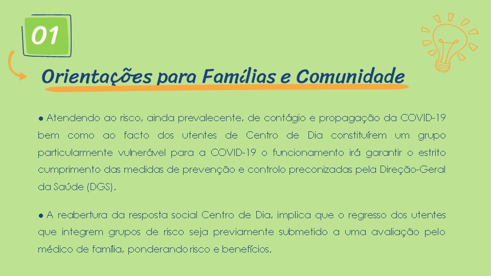 Reabertura de Centro de Dia