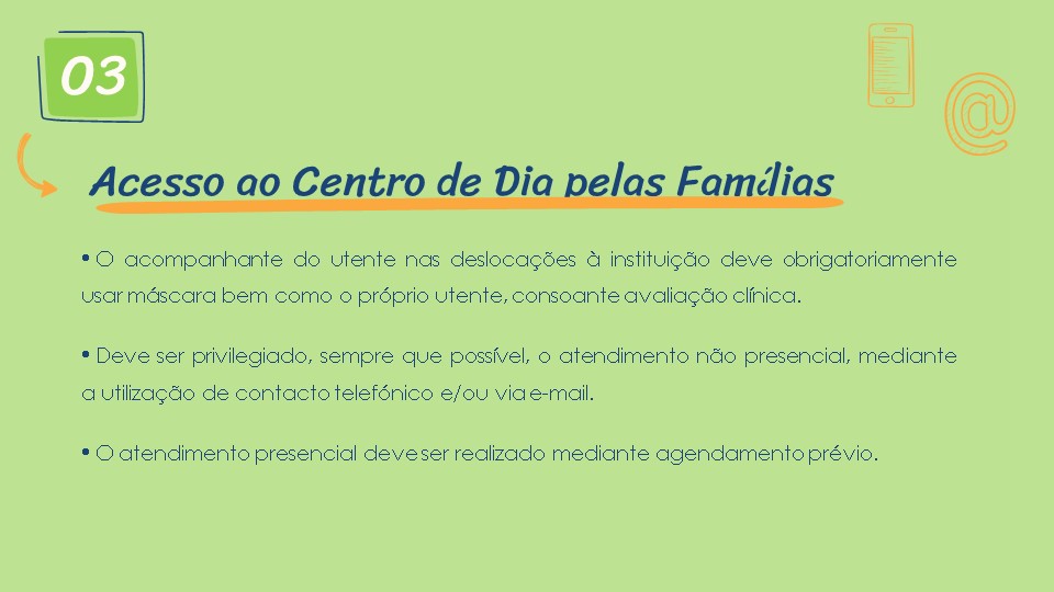 Reabertura de Centro de Dia